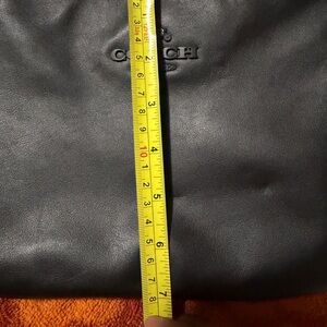 Coach Midnight Black Leather Tote